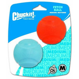 Chuckit Fetch Ball 2 Pack Medium 6.5cm