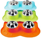 Pawise Double Pet Feeder