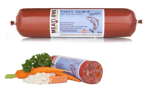 Meat Love Fresh Salmon with Rice and Carrots 400g
