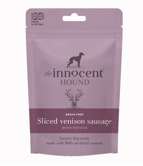 The Innocent Hound Sliced Venison Sausage 70g