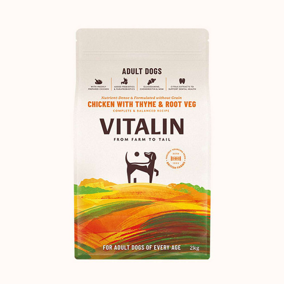 Vitalin Adult Chicken with Veg & Thyme Inner Wolf