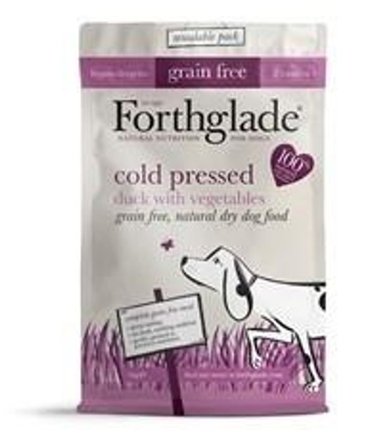 Forthglade Cold Pressed Dry Dog Food Duck Grain Free
