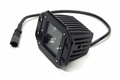 3.0 X 3.0 Inch 16W Square Flush Mount LED Light Flood 1,440 Lumens Each Black Series Southern Truck Lifts