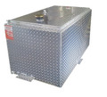 98 Gallon Silver Rectangle Double-Wall Transfer Tank