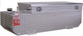 62 Gallon Silver Auxiliary Diesel Tank + Toolbox Combo