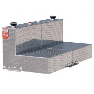 95 Gallon Silver L-Shape Split Dual-Fuel Refueling Tank