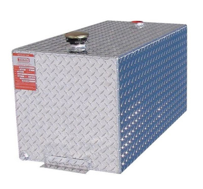 50 Gallon Silver Rectangle Transfer Tank