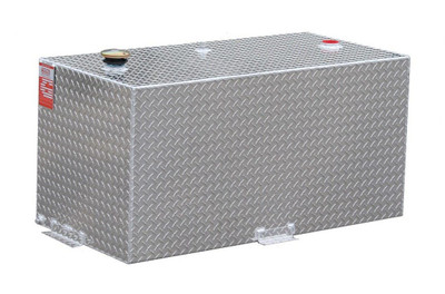 110 Gallon Silver Rectangle Transfer Tank