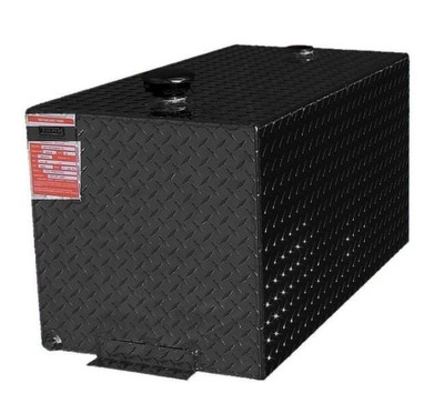50 Gallon Black Rectangle Transfer Tank