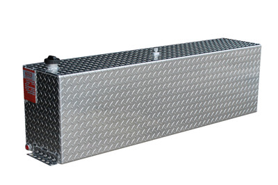 66 Gallon Silver Auxiliary Fuel Tank with Gravity Feed Kit