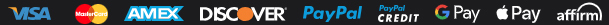 Accepted payment methods
