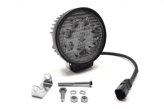 4.5 in. Round LED Spot Light, 27W, 2,430 Lumens, Chrome Series