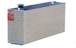 38 Gallon Silver Rectangle Transfer Tank
