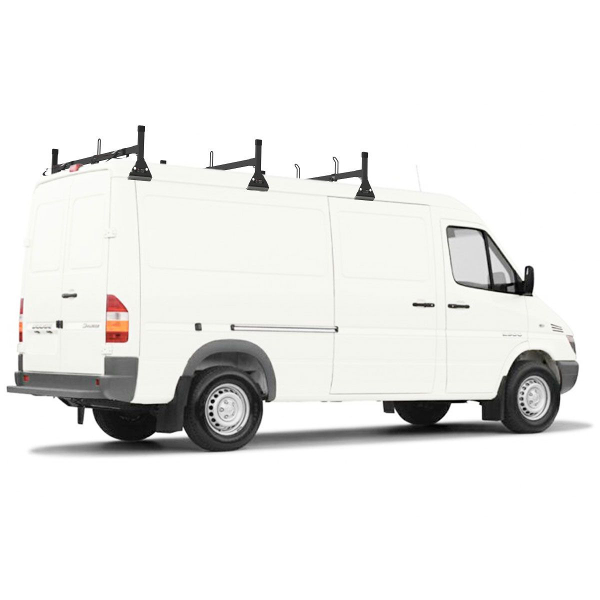 H1 Ladder Rack For Mercedes Sprinter 2002-06 Low Roof - White
