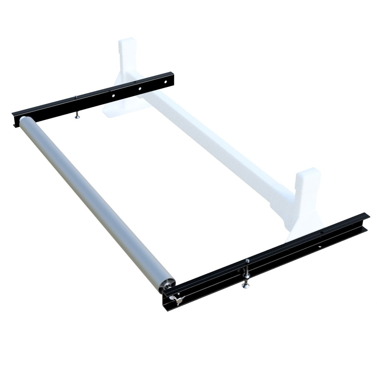 Vantech H1 60    Roller System with 24    Long Extension Plate - Black