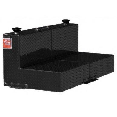 85 Gallon Black L-Shape Split Dual-Fuel Refueling Tank