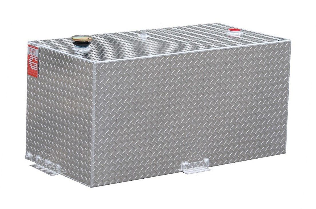 110 Gallon Silver Rectangle Transfer Tank