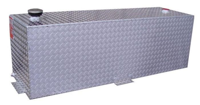 77 Gallon Silver Rectangle Transfer Tank
