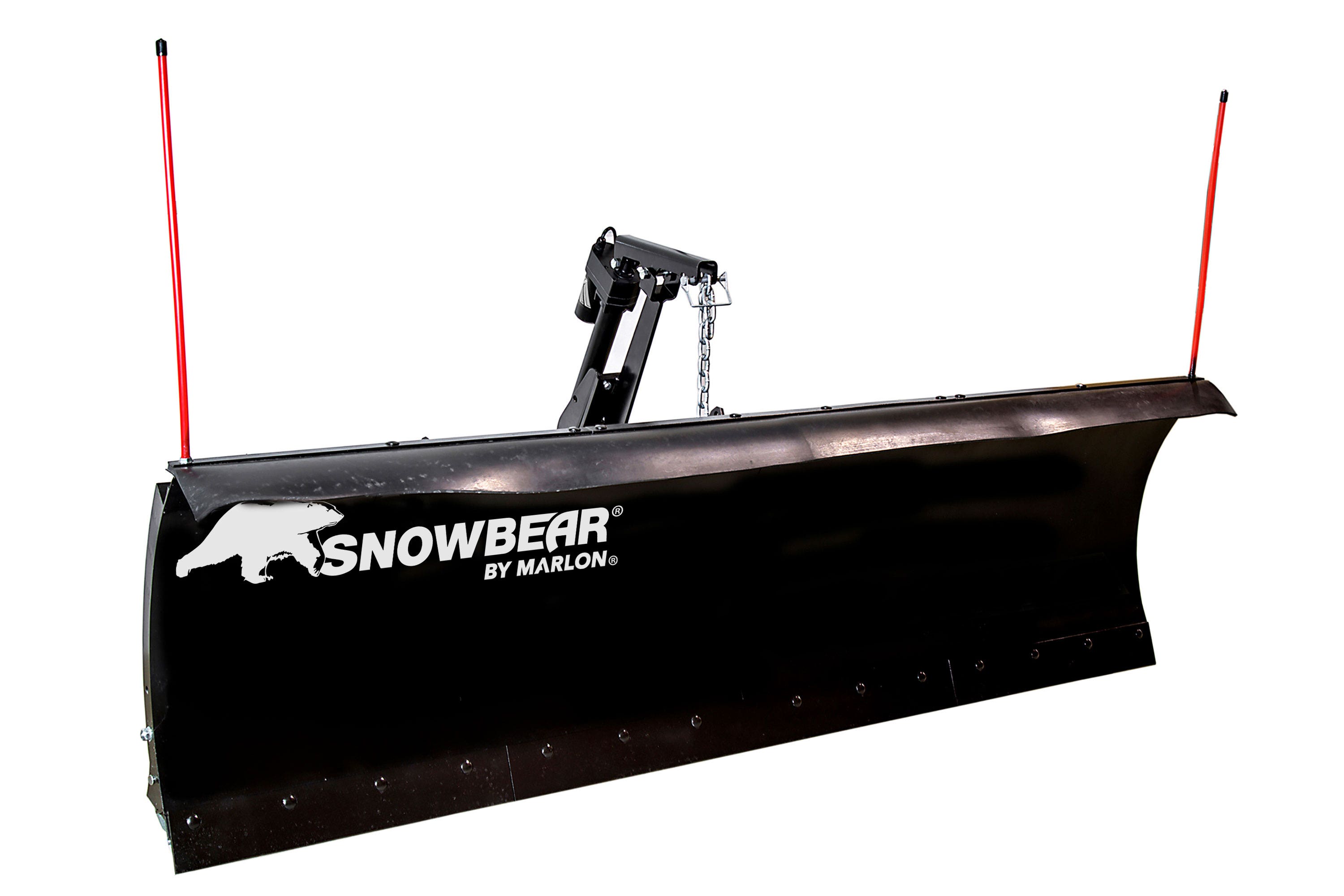 SnowBear by Marlon SUMMIT II ELITE 88 in. x 26 in. Custom-Mounted Snow Plow with Wireless Actuator