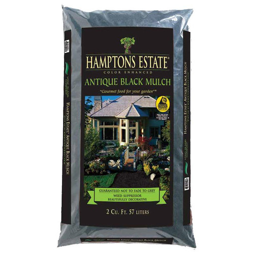 Wood Mulch HAMPTON BLK MULCH 2CF 