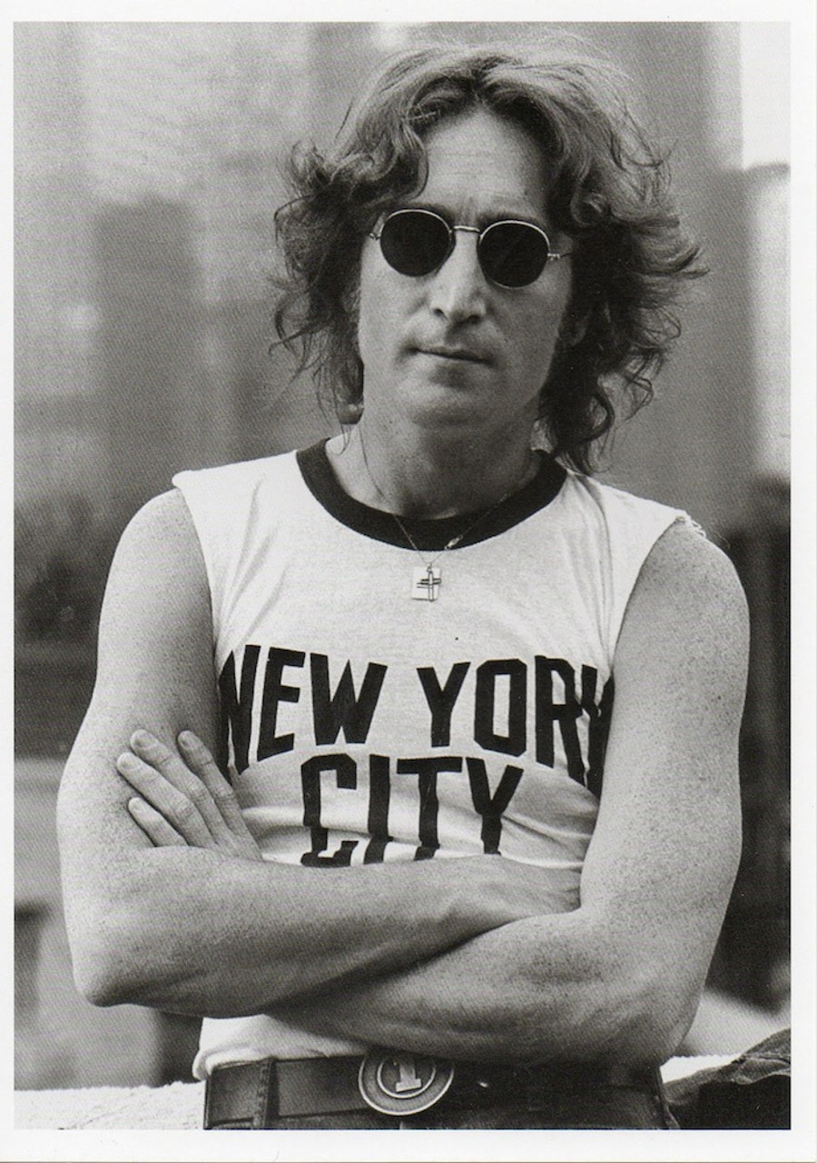 John Lennon New York City Ringer T- Shirt