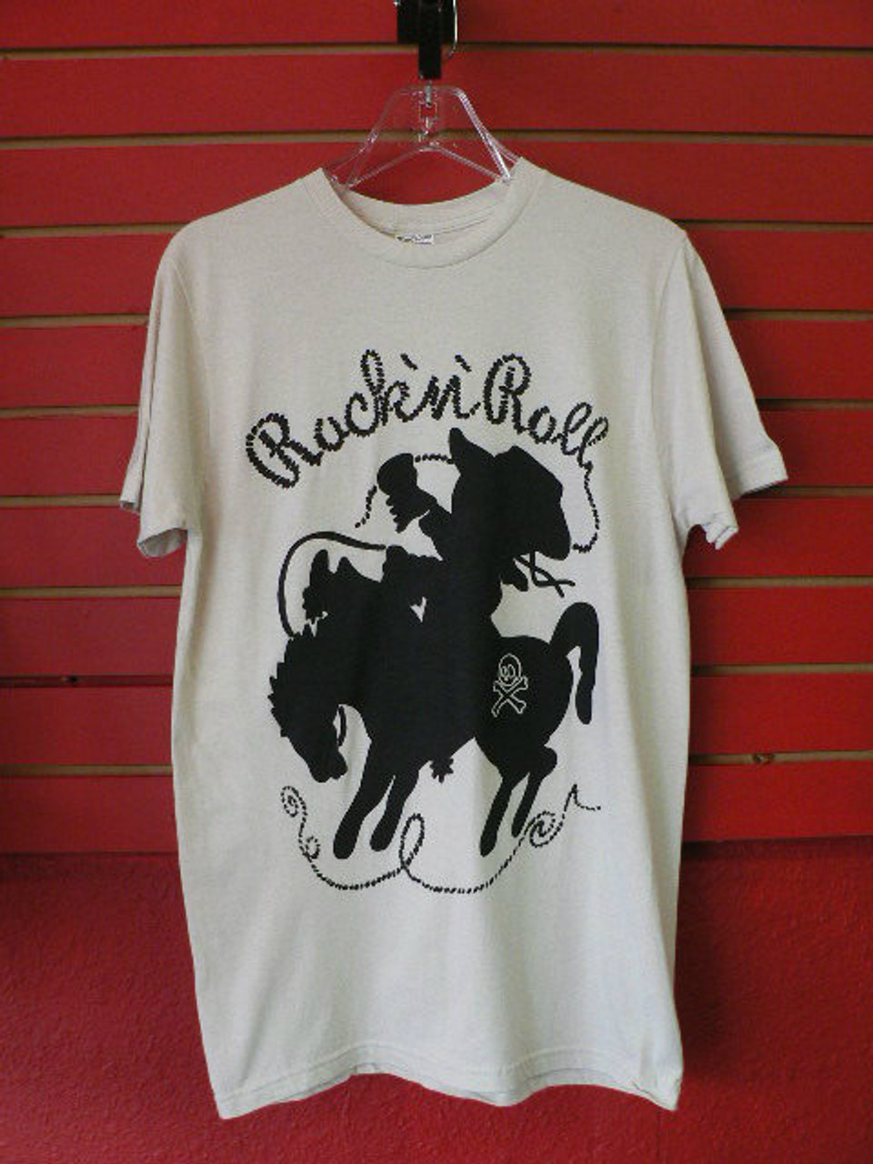 Old School Rock N Roll Cowboy T Shirt