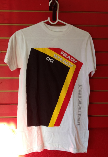 Generation X Ready Steady Go T-Shirt in White