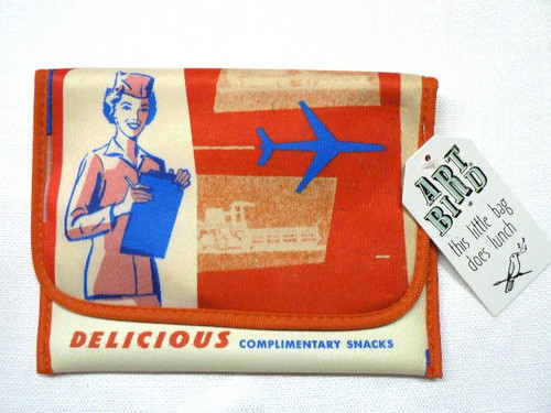1960s Style Airline Nuts and Bolts Bag front