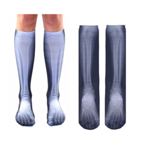 Living Royal Knee High X-Ray Bones Socks