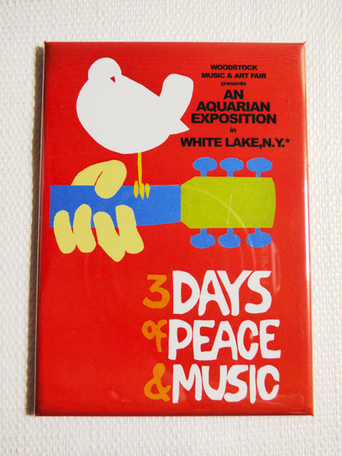 Woodstock Concert Poster Magnet