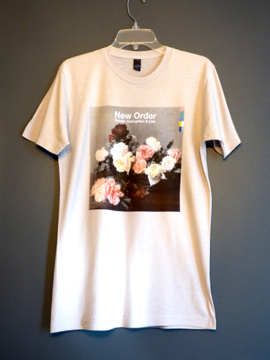 New Order - Power, Corruption, & Lies Album T-Shirt in Light Grey