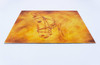Dressage horse painting viewed from the bottom