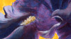 Iris painting close up of petals