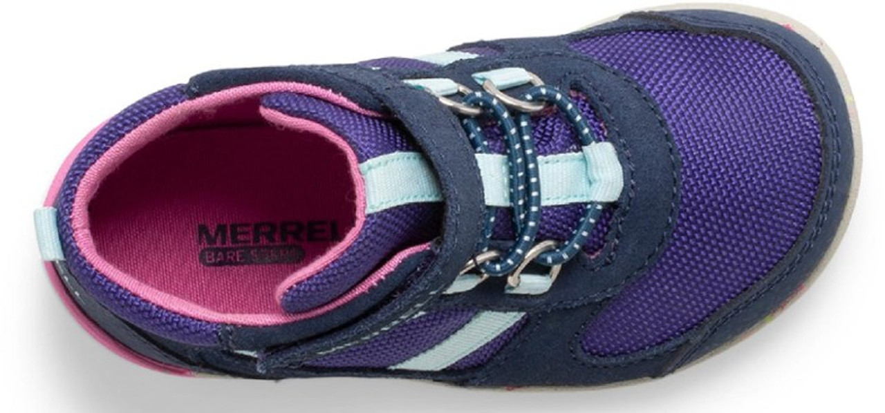 Bare Steps Ridge® Jr Hiker - Navy/Pink (7K)