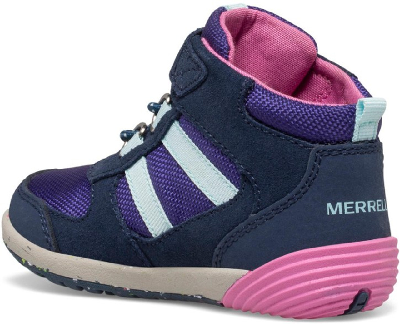 Bare Steps Ridge® Jr Hiker - Navy/Pink (7K)