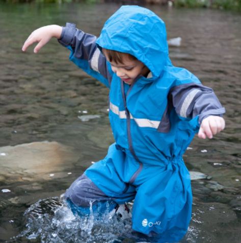 Trail Rainsuits - Celestial Blue (4T-6/7 ) Trail Rainsuits - Celestial Blue (4T-6/7 )