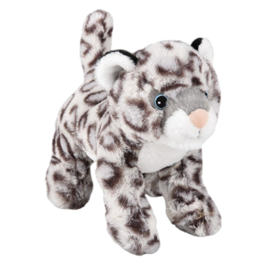 8" Eco Pounce Pal Snow Leopard