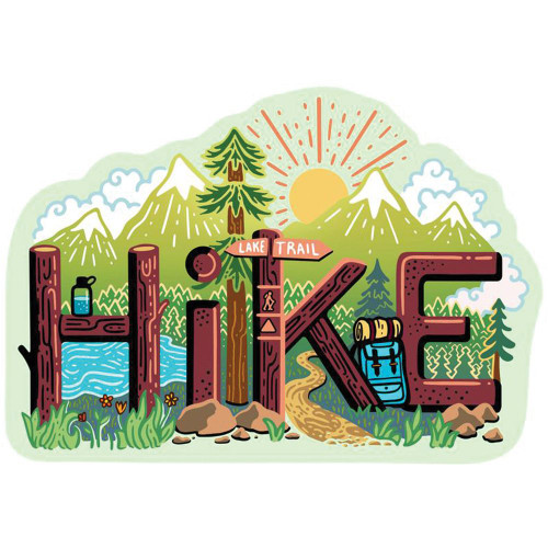 Hike Sticker
