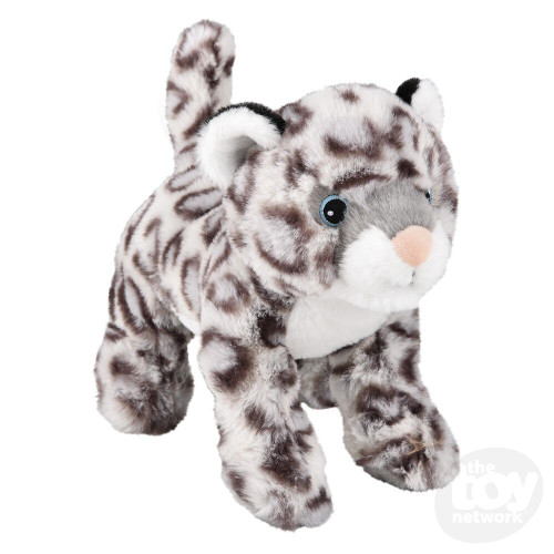 8" Eco Pounce Pal Snow Leopard