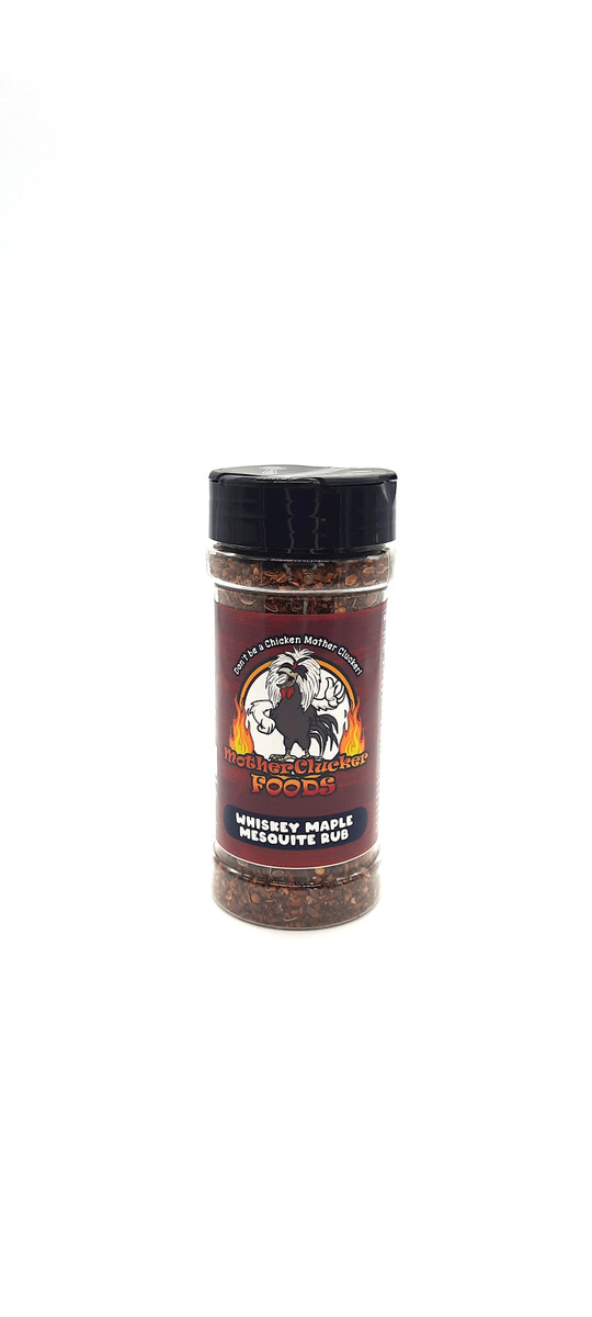 Whiskey Maple Mesquite Rub 8oz Shaker