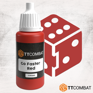 TTCombat 17ml Acrylic Paint - Go Faster Red
