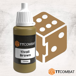 TTCombat 17ml Acrylic Paint - Tivali Brown