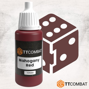 TTCombat 17ml Acrylic Paint - Mahogany Red