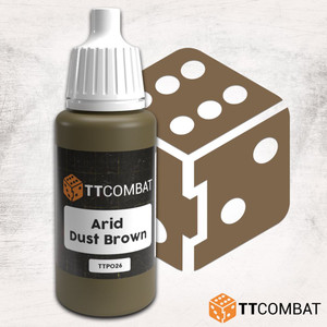 TTCombat 17ml Acrylic Paint - Arid Dust Brown