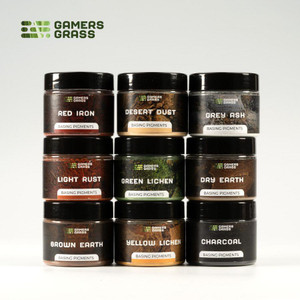Gamers Grass Basing Pigments Core Set - 9 Pigment Pack (Wargame / Model Basing)