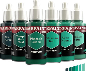 The Army Painter - Flexible Triad Teals - 6 x Warpaint Fanatic 18ml