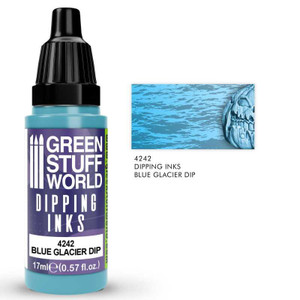 Green Stuff World - 4242 - Dipping ink (Speed Contrast Paint) 17ml - Blue Glacier Green Stuff World - 4242 - Dipping ink (Speed Contrast Paint) 17ml - Blue Glacier