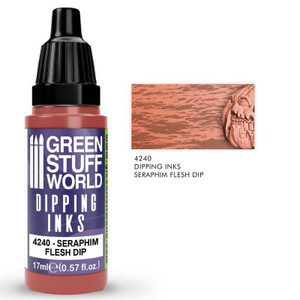 Green Stuff World - 4240 - Dipping ink (Speed Contrast Paint) 17ml - Seraphim Flesh Green Stuff World - 4240 - Dipping ink (Speed Contrast Paint) 17ml - Seraphim Flesh
