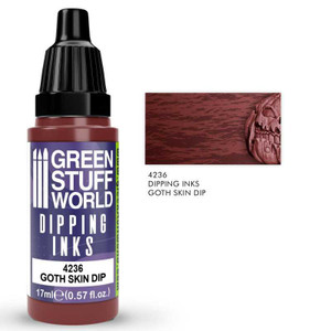 Green Stuff World - 4236 - Dipping ink (Speed Contrast Paint) 17ml - Goth Skin Green Stuff World - 4236 - Dipping ink (Speed Contrast Paint) 17ml - Goth Skin
