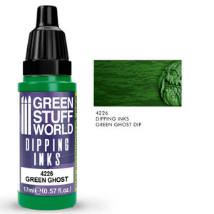 Green Stuff World - 4226 - Dipping ink (Speed Contrast Paint) 17ml - Green Ghost Green Stuff World - 4226 - Dipping ink (Speed Contrast Paint) 17ml - Green Ghost